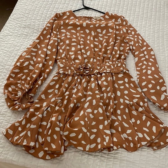 Main Strip Dresses & Skirts - Romper Dress - Cinched Waist